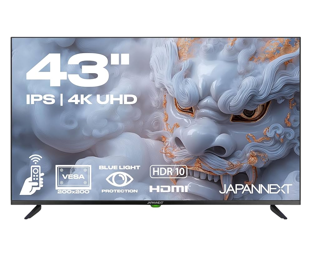 JAPANNEXT JN-i432TUR 43インチ 4k モニター Amazon.co.jp限定】JAPANNEXT 43インチ 大型4K(3840x2160)液晶